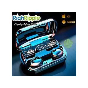 RichRipple M10 LED Display Bluetooth Headsets 9D Stereo Wireless Earphones