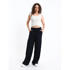 LC Waikiki Elastic Waist Wide Leg Women's Trousers