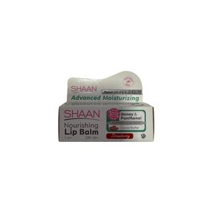 Shaan Nourishing Lip Balm Strawberry - 5g - Advanced Moisturizing with SPF 30+