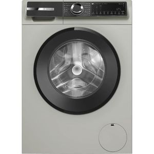 Bosch غسالة ملابس سعة 10 كجم، 1400 دورة في الدقيقة، شاشة عرض رقمية، سلسلة 6، فضي لامع - WGK254ZXEG