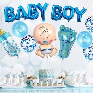 Boy or Girl Gender Reveal Balloon Kit (Pacifier)