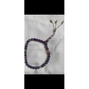 A beautiful prayer beads of amethyst royal purple colour ???? 