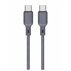 Aukey كابل B-DCC063 Circlet Blink Lite USB-C إلى USB-C - رمادي