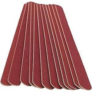 Nail File Large Emery Boards for Nails,180 Grit Nail Files for Natural Nails, Thin Emory Nail File Pack Manicure Tool for Home Use 10PCS-12cm- MULTICOLOR