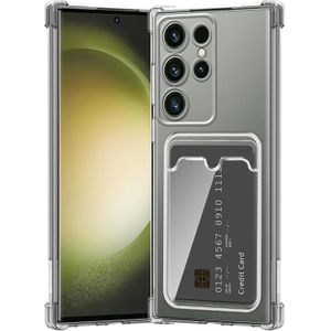 Samsung Galaxy S24 Ultra 5G Clear Soft TPU Shockproof Case with Camera Lens Protection - Color, Simple Case