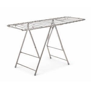 منشر ملابس استانلس ستيل قابل للطي – متعدد الأدوار – مقاوم للصدأ – موفر للمساحة