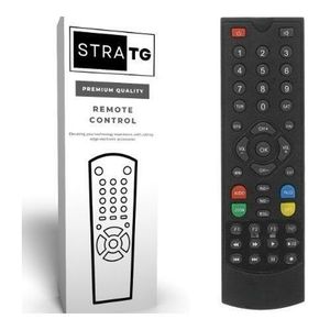 StraTG جهاز تحكم عن بعد بديل من ستراتيجى لجهاز استقبال الأقمار الصناعية Qmax X2 HD