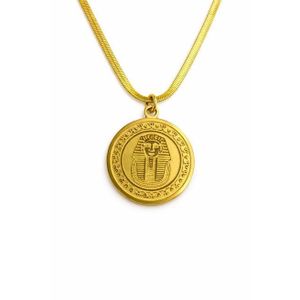 necklace in the shape of an Egyptian coin