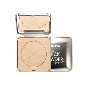 MONAYA P006  Thick Powder – Pressed Face Powder, Natural Matte Finish, Lightweight Blur Effect, Oil-Control Formula, Long-Lasting Wear, Vegan & Cruelty-Free