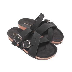 Glitter سليبرز حريمي من جليتر - أسود