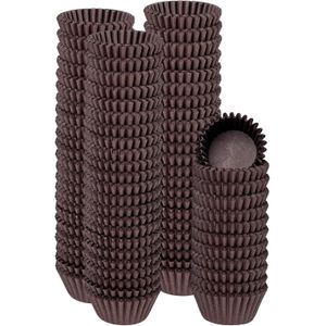 قوالب كب كيك صغيرة وقوالب مافن آمنة غذائيا، أكواب خبز ورقية بدون رائحة من جي كارديست، 500 قطعة (مقاس صغير)