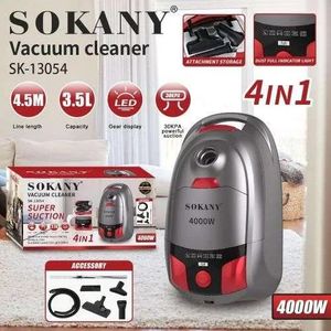 Sokany SK-13054 Vacuum Cleaner 4 IN 1 4000W with 3.5L Dust Cup - Gray