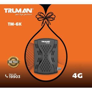 Truman  أسود  Mini HD TM-6K -  جهاز استقبال الأقمار الصناعية الرقمي