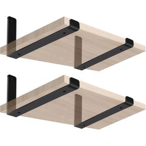 4 قطع - 19.05 سم طول في 10.16 سم ارتفاع في 3.81 سم عرض 5 ملم، دعامات رفوف حديدية بخطاف سميكة لون اسود، دعامة رف معدنية، دعامة رف للاغراض الصناعية، دعامة رف عصرية، دعامة حرف J، دعامات رف عصرية مع مسامير