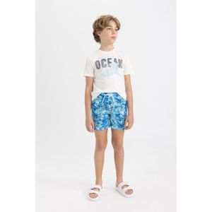 Defacto Boys' Patterned Swim Shorts