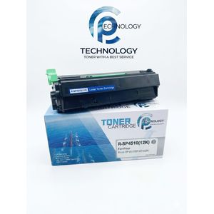 PC TECHNOLOGY خرطوشه حبر ليزر تونر ريكو متوافق SP4510 / SP4500HA أسود 12000 صفحة للطابعات Ricoh SP4510DN و SP4510SF
