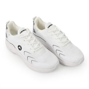 AIRWALK أحذية رياضية مع أربطة ونعل مطاطي صلب - أبيض