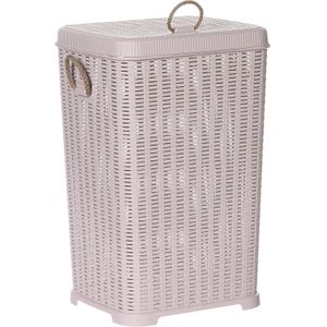 AKSA Plastic Reka Laundry Basket, 60 Liter Capacity
