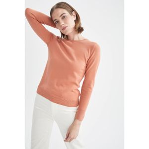 Defacto Woman Tricot Pullover - Salmon