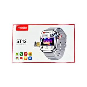 Modio ST12 4G Ultra Smartwatch – 2.2" Display, SIM Slot, Camera & 3 Straps