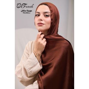 Farah دوبيتا ساتان بني 