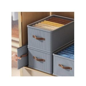 Foldable Oxford Storage Box for Organizing Clothes, Towels and Bedding, Size 44*30*20 cm (Color May Vary)