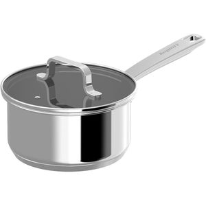 Berghoff DINA Helix Covered Saucepan 16 cm Durable Cookware with Secure Lid Even Heat Distribution and Practical Size for Everyday Cooking