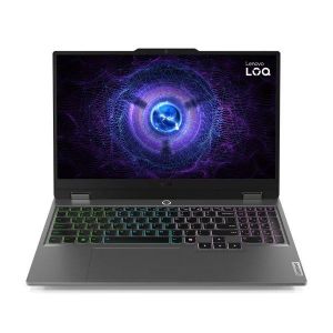 Lenovo  LOQ 15IRX9 Gaming Laptop with LA1 Ai Chip NVIDIA GeForce RTX 4050 6GB  Intel 13th Gen i7-13650HX 15.6 Inch FHD IPS 144Hz 100% sRGB with G-Sync  16GB DDR5 RAM  512GB PCIe SSD  FHD Camera Backlit Keyboard  Wi-Fi 6  Luna Grey