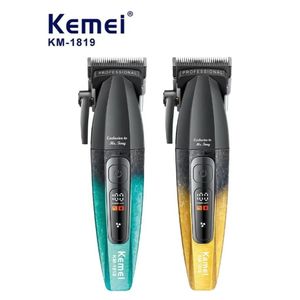 Kemei ماكينة حلاقة وتشذيب الشعر الاحترافية الدقيقة والقوية من كيمي موديل KM-1819