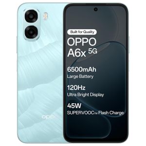 OPPO موبايل A6X بذاكرة وصول عشوائي 4 جيجابايت وتخزين 64 جيجابايت، أزرق جليدي، 4G