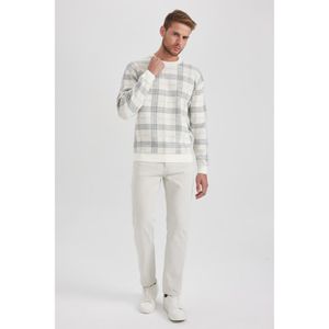 Man Regular Fit Trousers - Stone