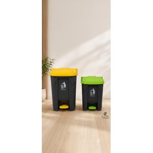Rofanio 30-Liter Multicolored Trash Can