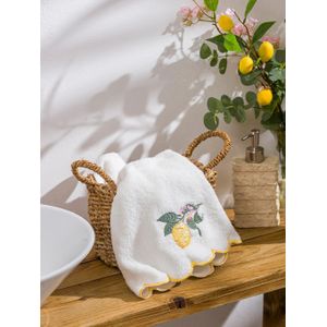 LC Waikiki Lemon Embroidered Face Towel 50X80 Cm