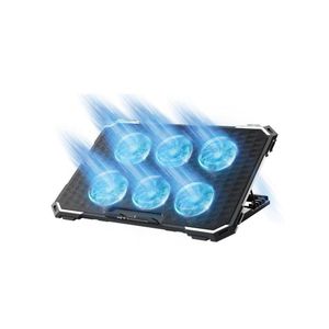 ST ستاند تبريد لابتوب ستاندارد ICE-06N مع 6 مراوح LED زرقاء