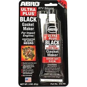 ABRO Ultra Plus Black RTV Silicone Gasket Maker 85g