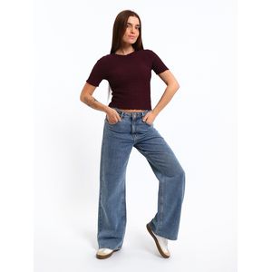 LC Waikiki جينز نسائي واسع الساق