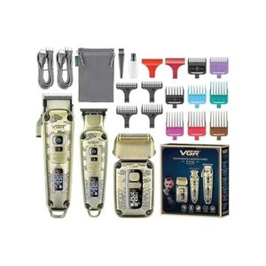 VGR V-642 Professional Metal Hair Clipper and Trimmer - Digital Display, 1