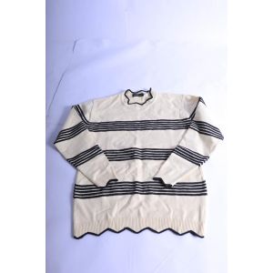 Dress Code dresscode woMen's multicolor pullover size m beige color -beige & black -m