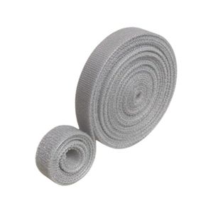 3M Length 1.2cm Width Adjustable Adhesive Tape Reusable Mouse Cord Organizer Magic Nylon Fixing Tape DIY Home Desktop Tablet TV Electrical Tape Grey