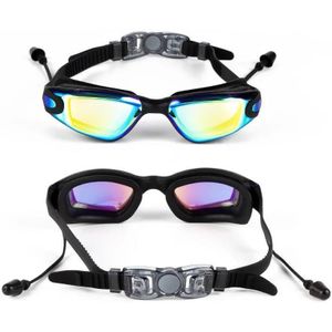 نظارات سباحة احترافية للياقة البدنية مزودة بحماية من الضباب والتسرب والأشعة فوق البنفسجية
