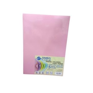 Simba Copy Paper 500 Sheets 80 gsm 5 Pastel Colors A4