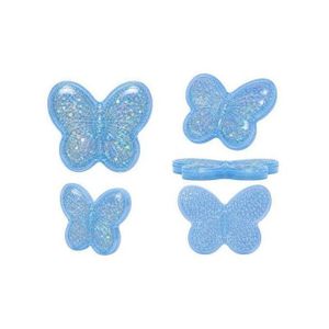 Needoh Butterfly Stress Relief Balls, a color-changing toy in sunlight, a soft, stretchy, and squeezable butterfly-shaped stress reliever suitable for children with autism and adults.