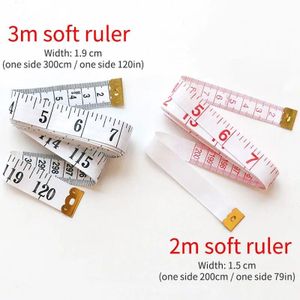 3M Tape Measure PVC Fiber Tape Measure Tailor Soft Ruler Waistline Cloth  Height