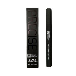 Rose Berry Luxury Long-Lasting Black Eyeliner Pencil for Precise Definition