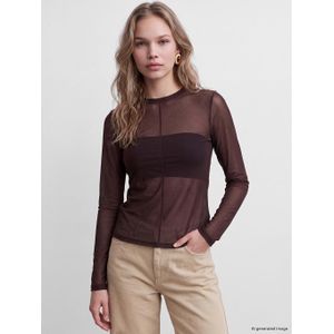LC Waikiki Crew Neck Trnasparan Blouse