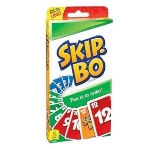 Skip Bo Card Game - Fun Family Strategy Game for Ages 8+