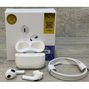 سماعة اذن لاسلكية  برو 3 ، سماعات أذن لاسلكية بلوتوث مع علبة شحن، تقنية عزل الضوضاء، ميكروفون مزدوج، متوافقة مع أجهزة أبل وأندرويد