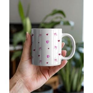 PiXiHub Girly Ceramic white Mug