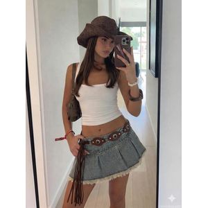 حزام خصر شمواه "ستايل قبلي" – كنوز فضية منقوشة بفصوص سوداء