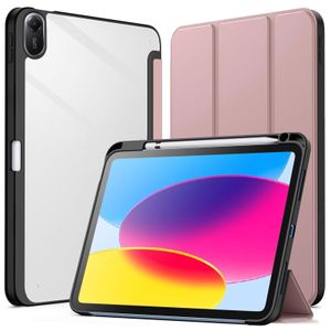 جراب حماية للتابلت، متوافق مع Huawei MatePad 11.5 (2025/2026) 11.5 -Inch with Built-in Pencil Holder، من PC، قفل مغناطيسي، حماية ماصة للصدمات - ذهبي وردي